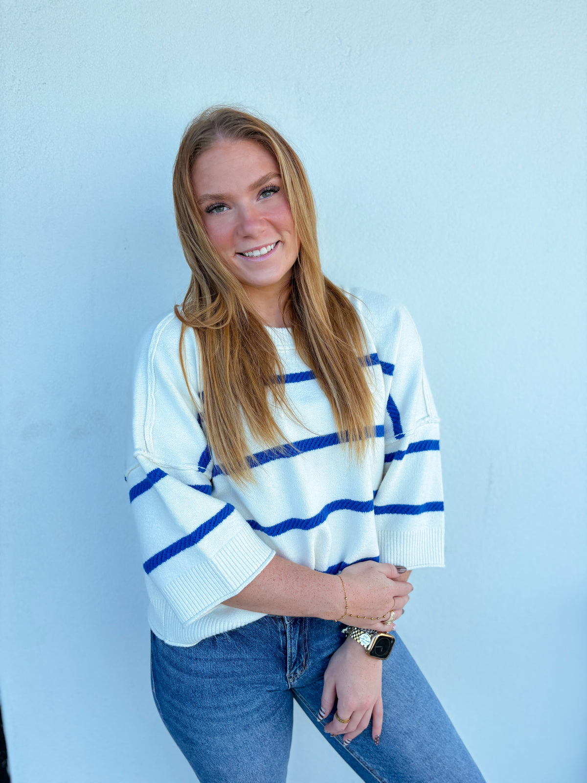 One More - Royal Blue/White