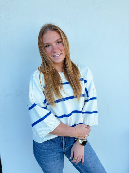 One More - Royal Blue/White