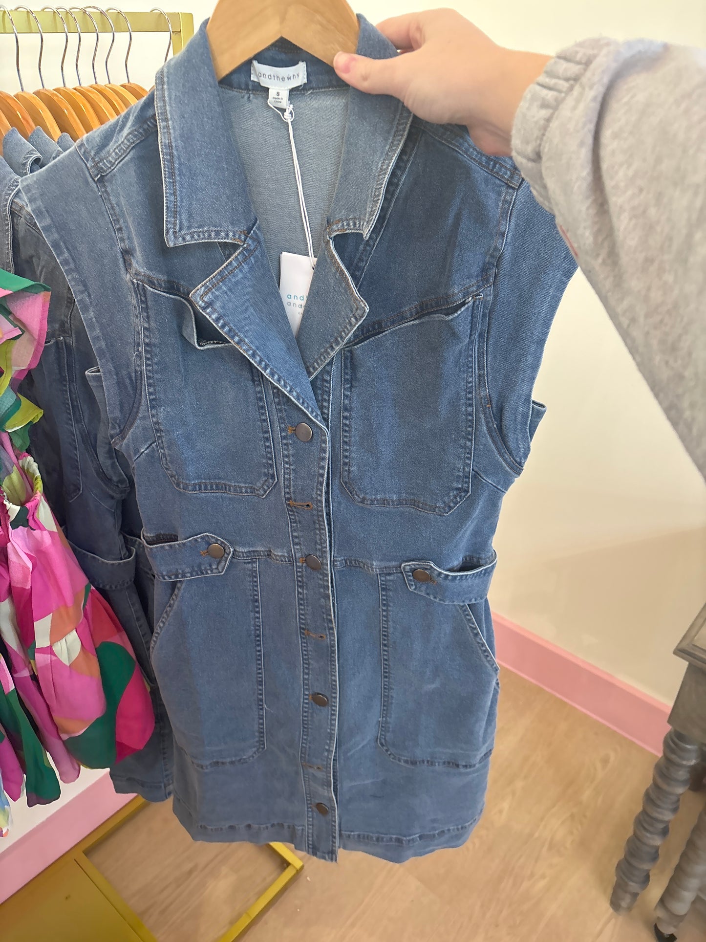 Start Looking Denim Dress