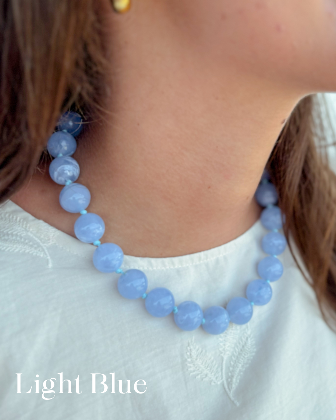 Marble Beaded Necklace