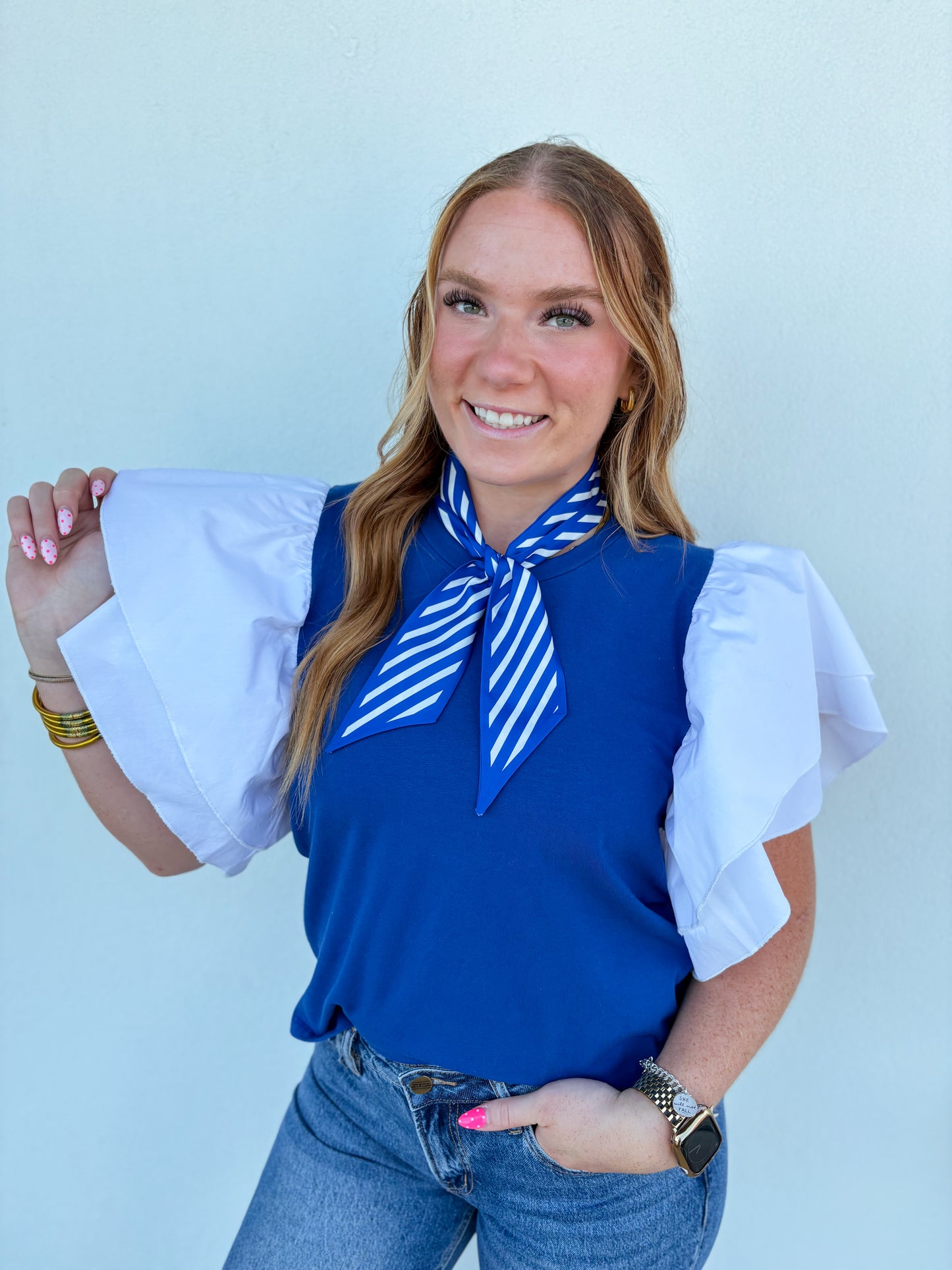 Iris Top - Royal Blue