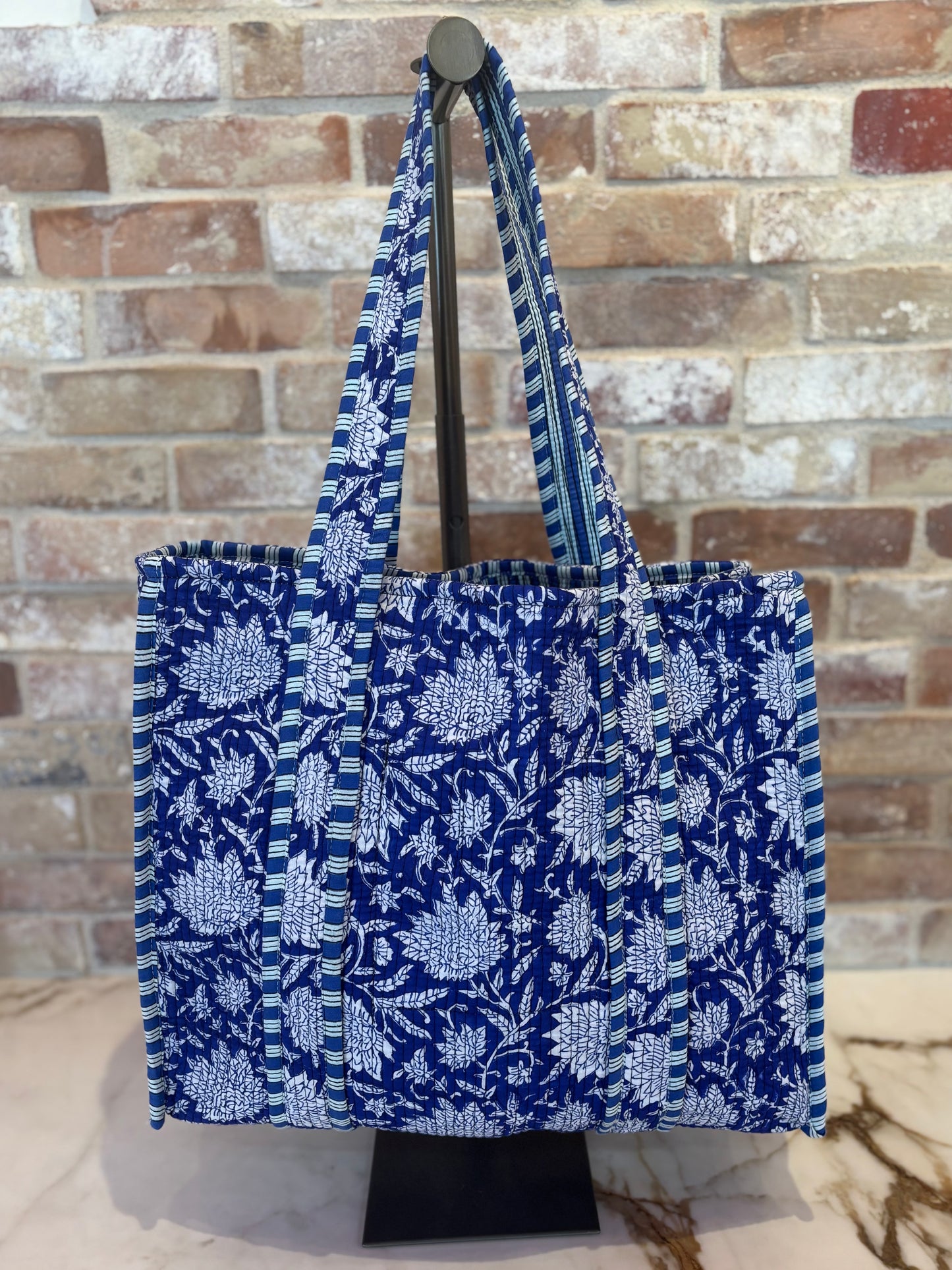Serene Quilted Tote Bag