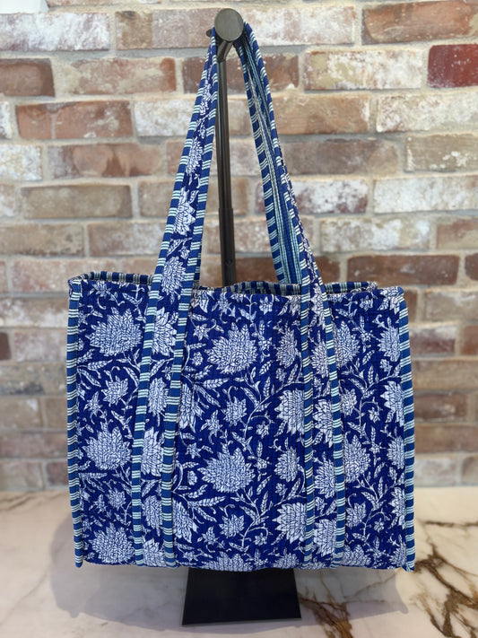 Serene Quilted Tote Bag