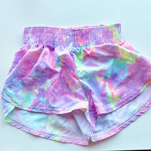 Girls Athletic Shorts - Tie Dye