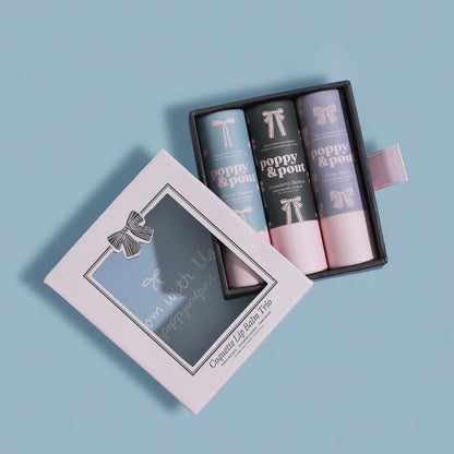 Poppy & Pout Coquette Lip Balm Trio