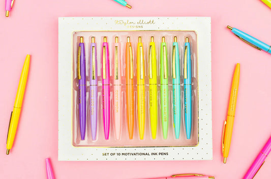 Motivational Pens - Set of 10