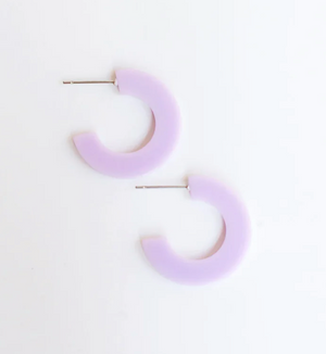Small Classic Acrylic Hoops