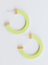 Medium Classic Acrylic Hoops