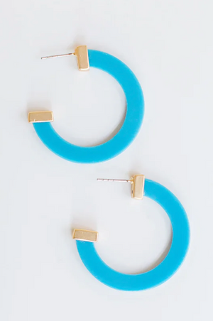 Medium Classic Acrylic Hoops