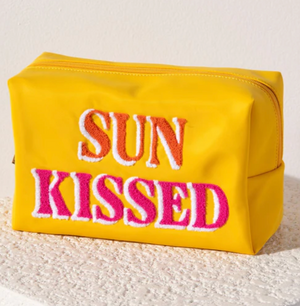 Joy "Sun Kissed" Zip Pouch - Yellow