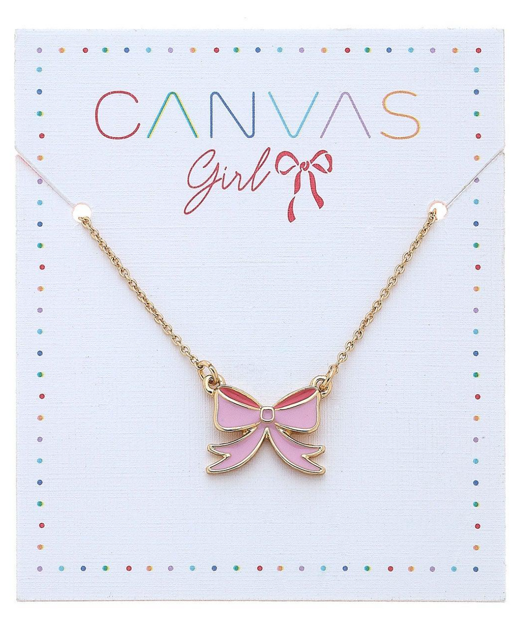 Girls Zoey Bow Necklace