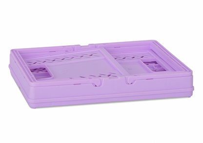 Small Purple Foldable Storage Crate