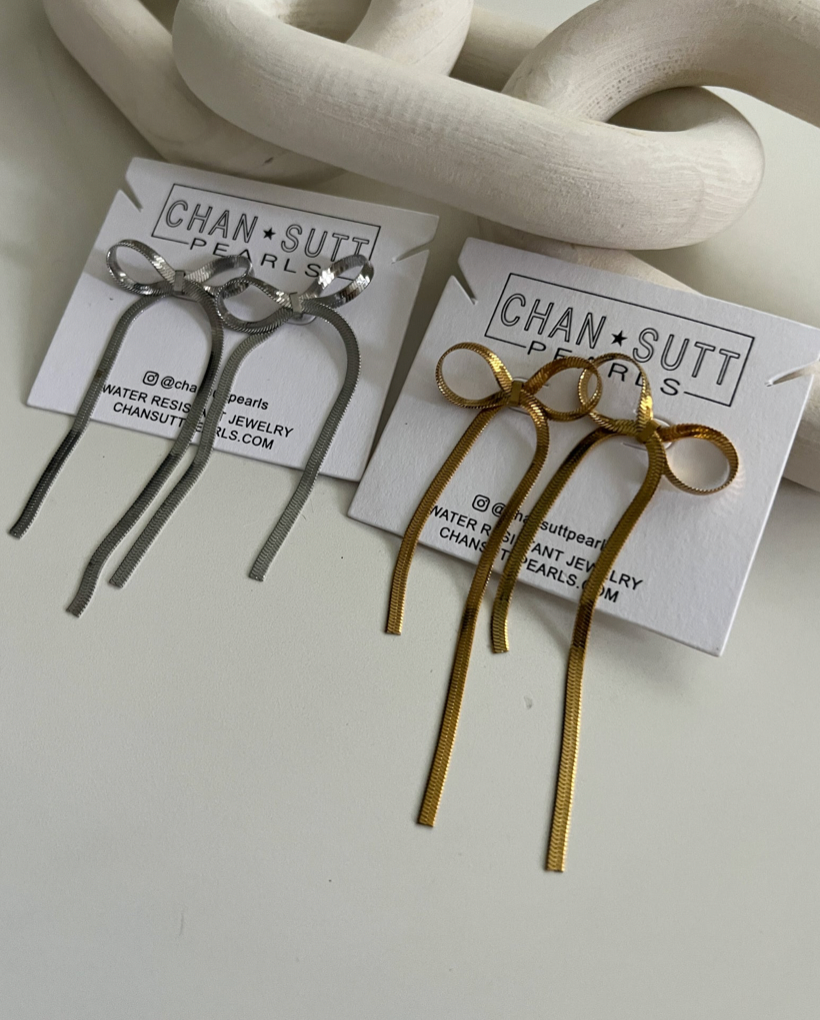 Large Bow Earrings