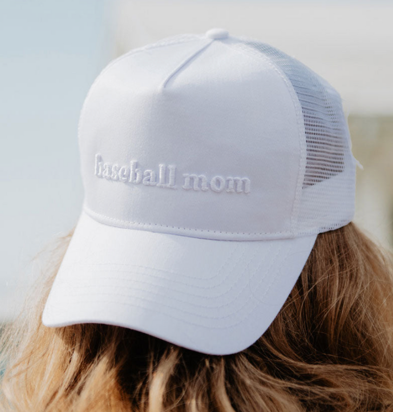 Baseball Mom Trucker Hat