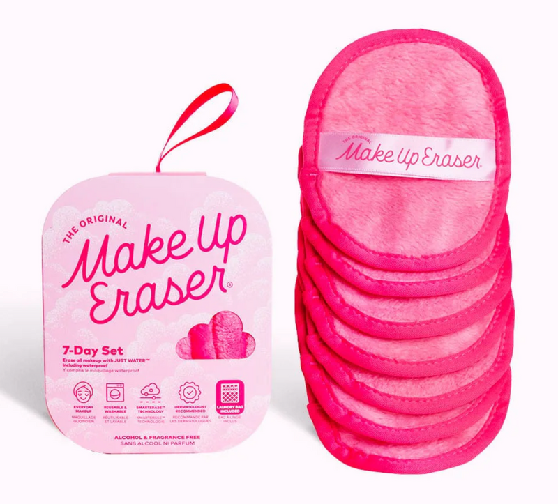 Pink 7-Day Makeup Eraser Set