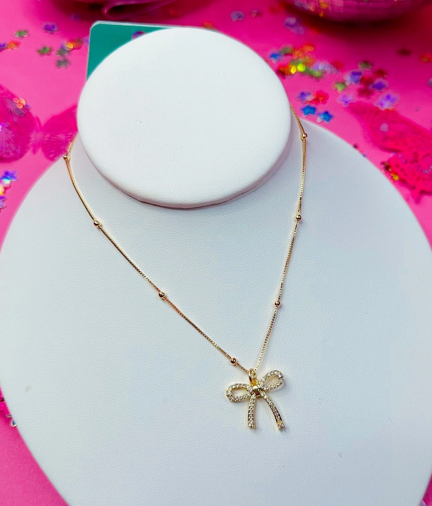 Isabella Bow Necklace