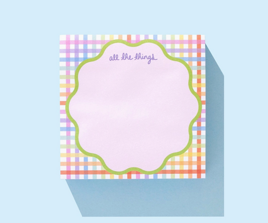 Sticky Notes Pad - All The Things