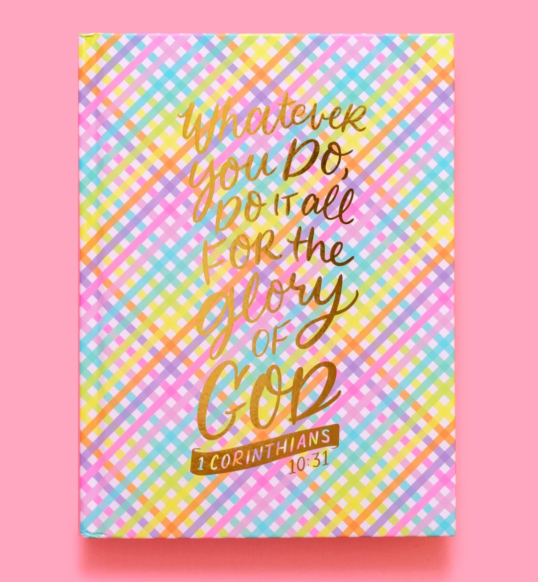 Notebook (Bible Verse) - Colorful Weave