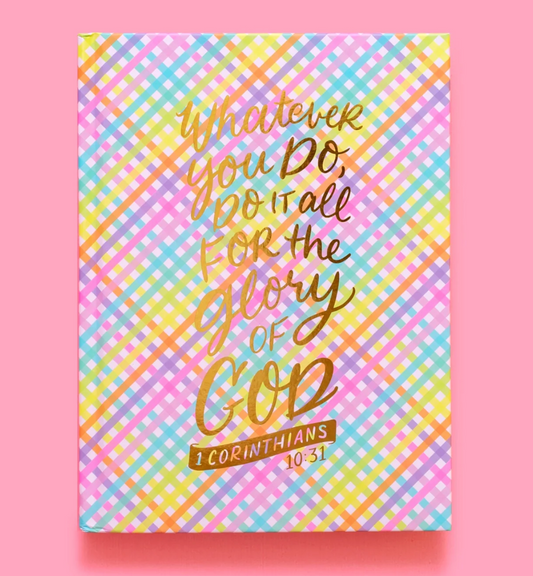 Notebook (Bible Verse) - Colorful Weave