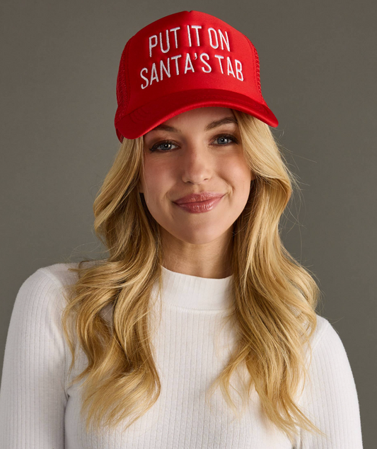 Put It On Santas Tab Trucker Hat