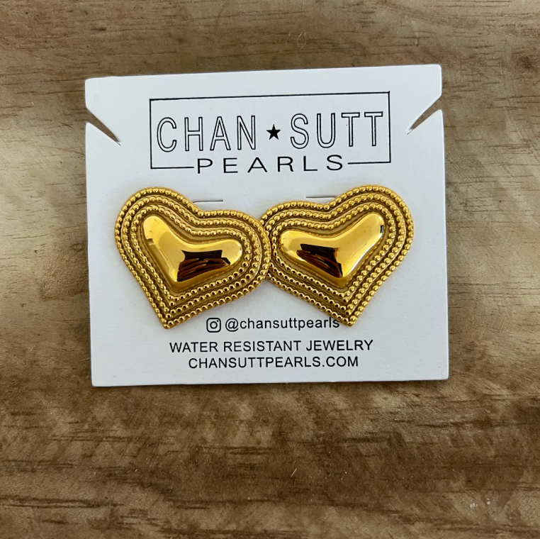 Chunky Heart Earrings