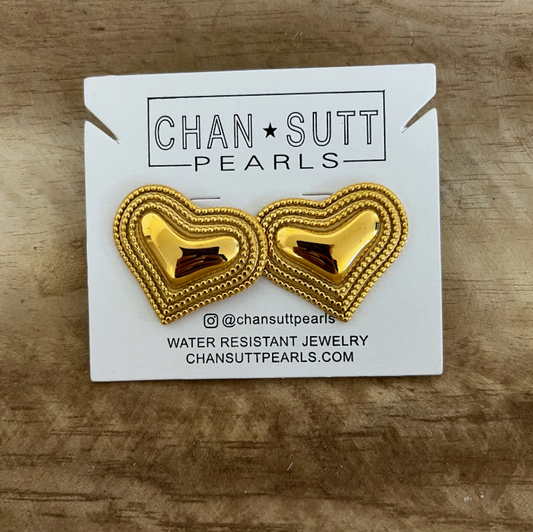 Chunky Heart Earrings