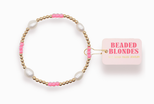 Petite Pink Pearl Poppi Bracelet