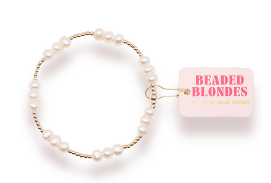 Petite ILY Coastal Pearl Bracelet