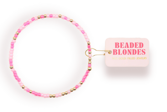 Petite Pink Sprinkle Bracelet