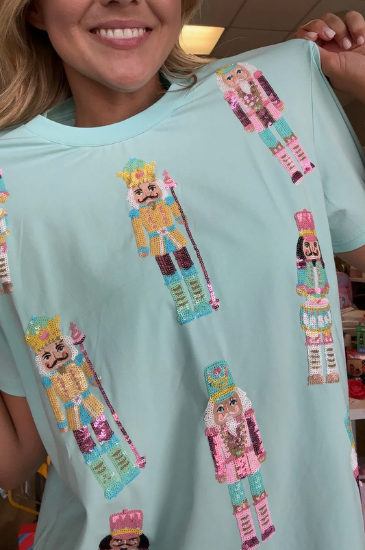 Sequin Nutcracker Tee