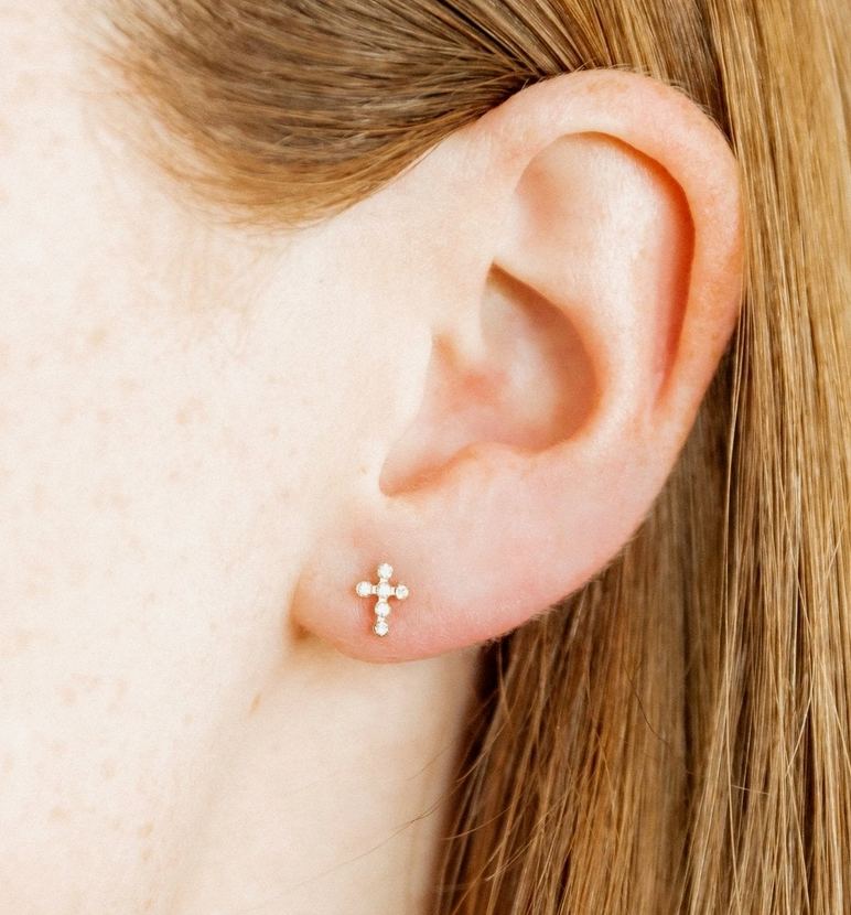 Clara Cross Earrings