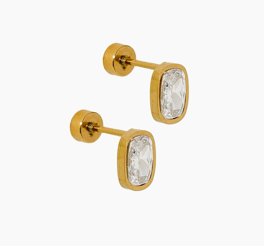 Kay Earrings - Clear