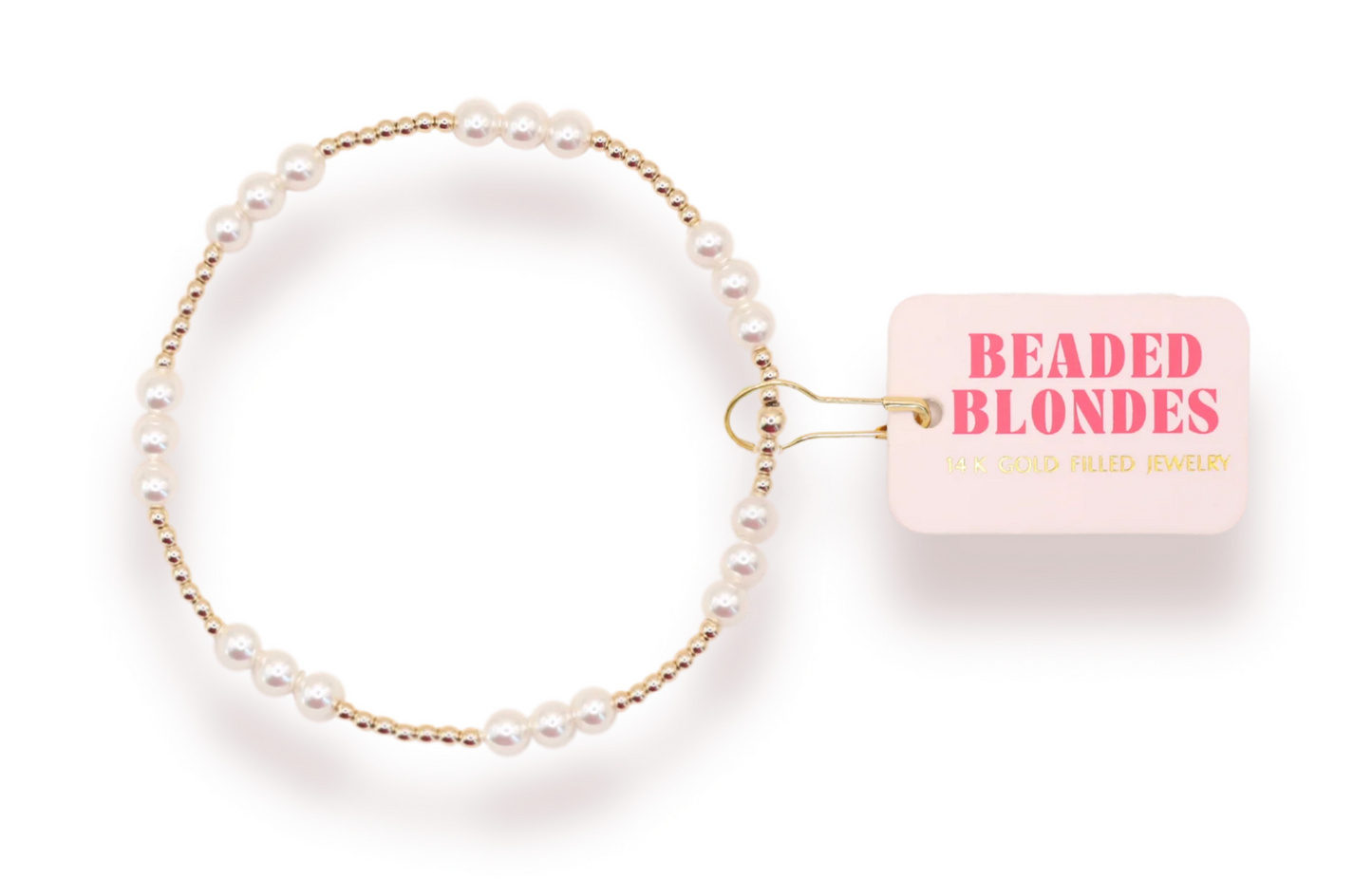 ILY Bracelet - Pearl
