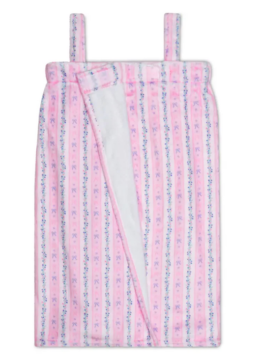 Floral Stripes Spa Wrap