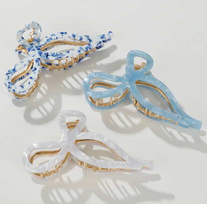 Coastal Ribbon Claw Clips