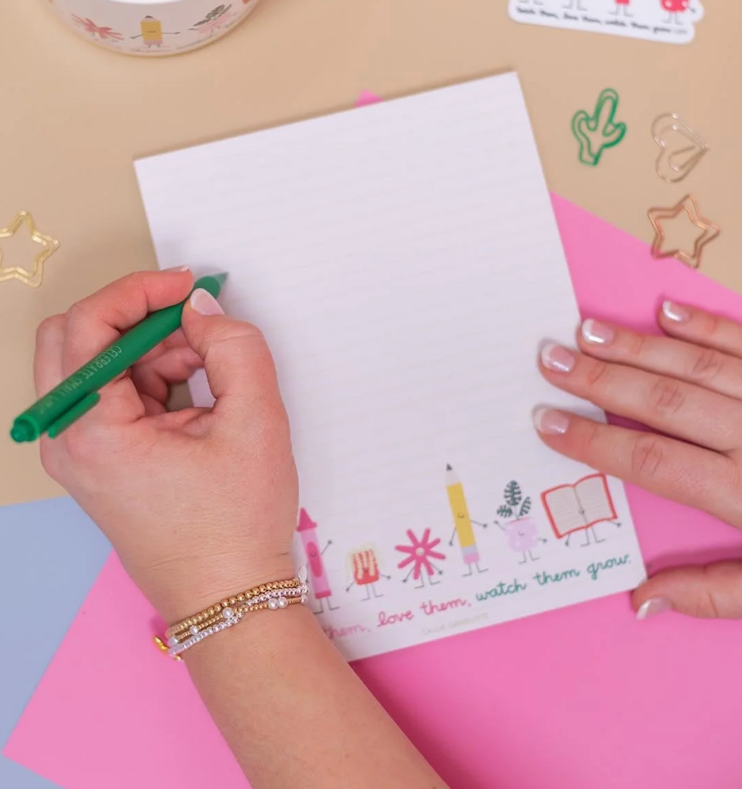 Teach Them, Love Them, Watch Them Grow Notepad