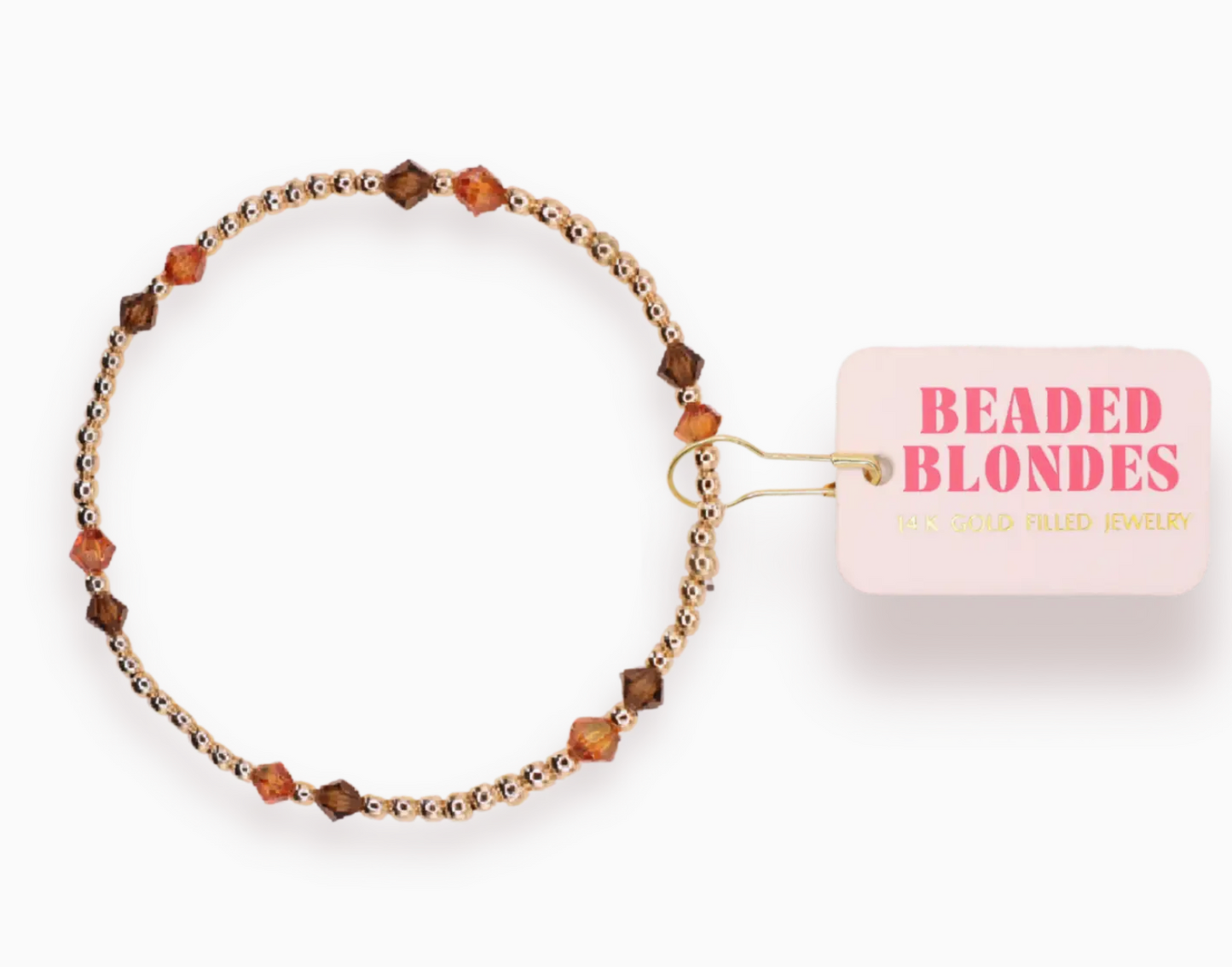 Charlotte Bracelet - Mocha/Terracotta