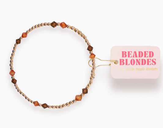 Charlotte Bracelet - Mocha/Terracotta