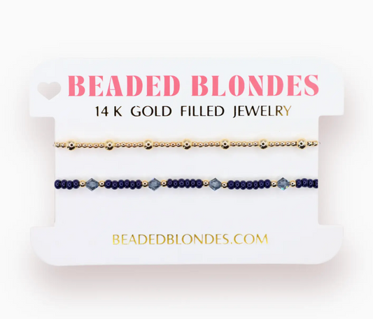 Eleanor Bracelet Set - Denim/June