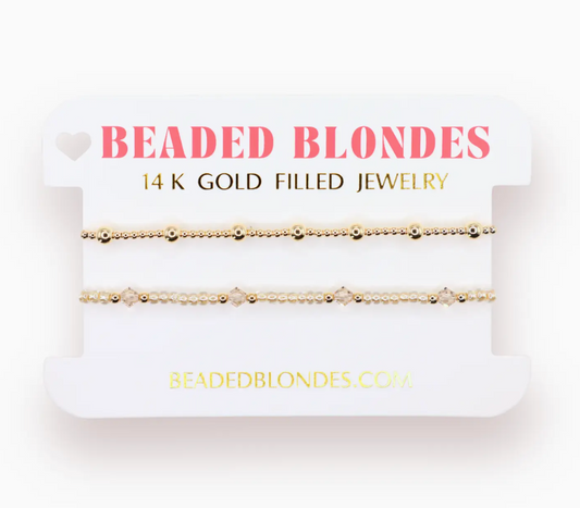 Eleanor Bracelet Set - Champagne/June