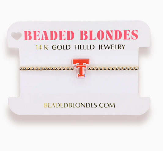 Texas Tech Logo Bracelet