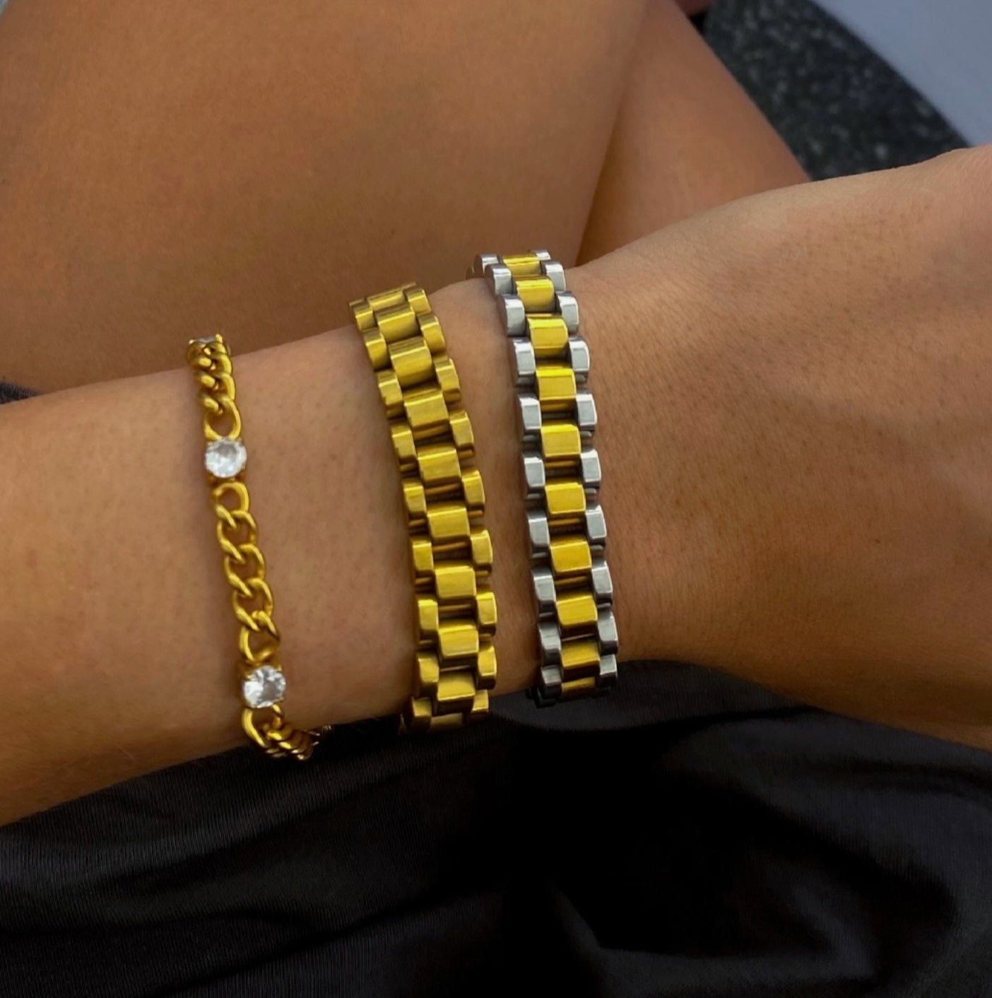 The Chain Watch Band - Gold
