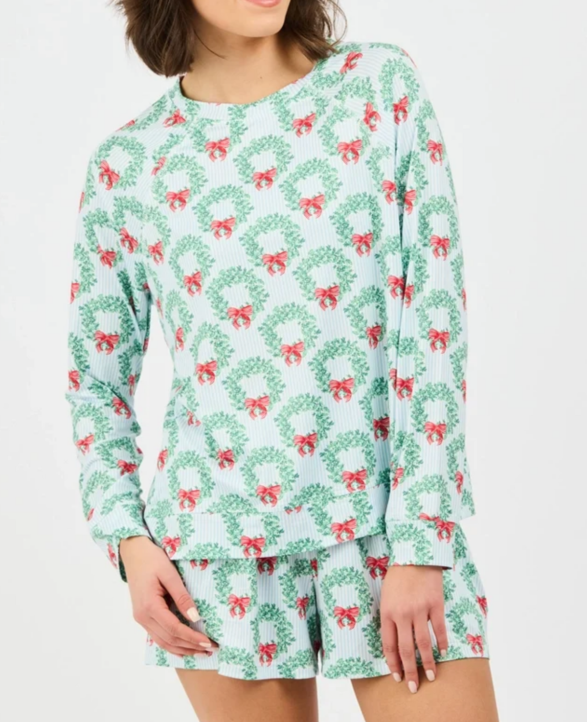 Annie Wreath & Ribbon PJ Set