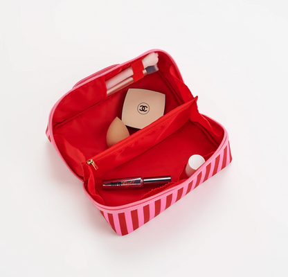 Holly Striped Cosmetic Pouch