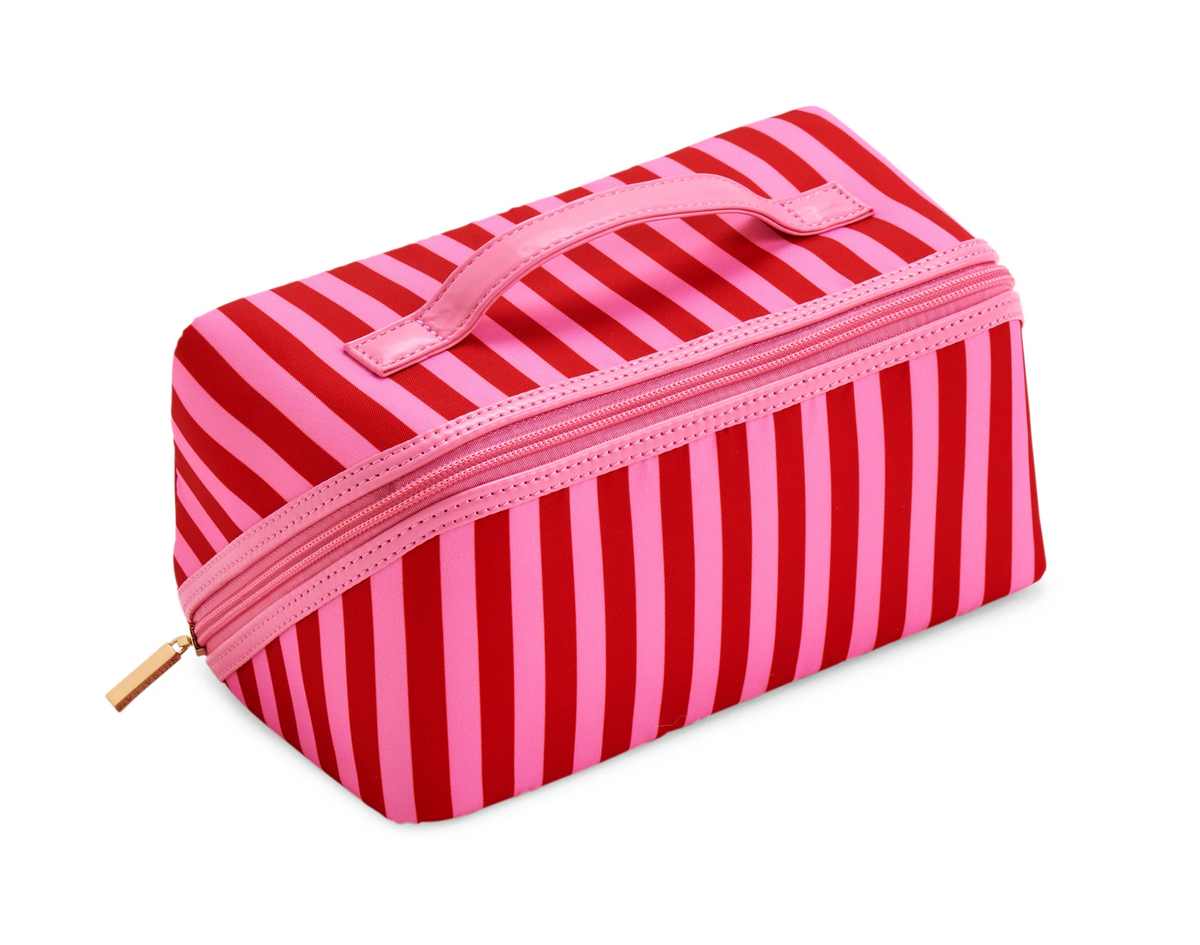 Holly Striped Cosmetic Pouch