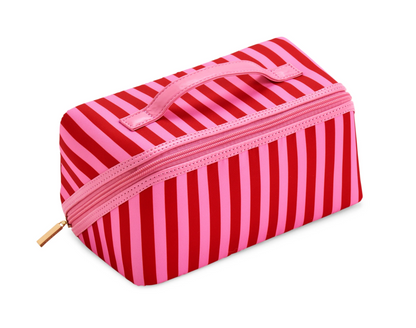 Holly Striped Cosmetic Pouch