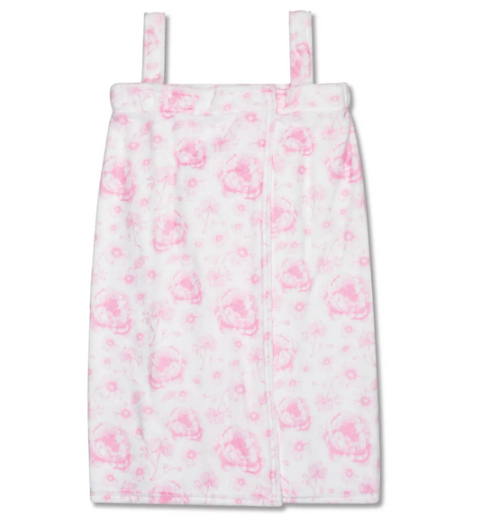 Pretty Pink Toile Spa Wrap