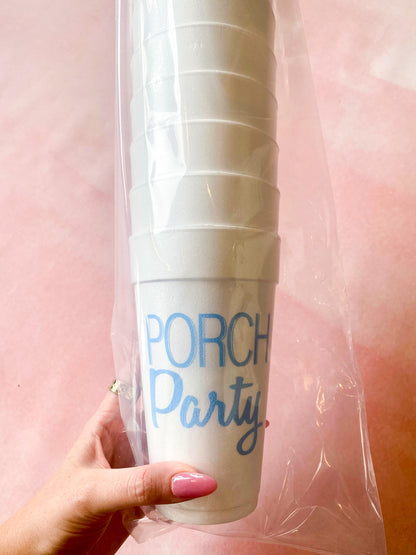 Styrofoam Party Cups