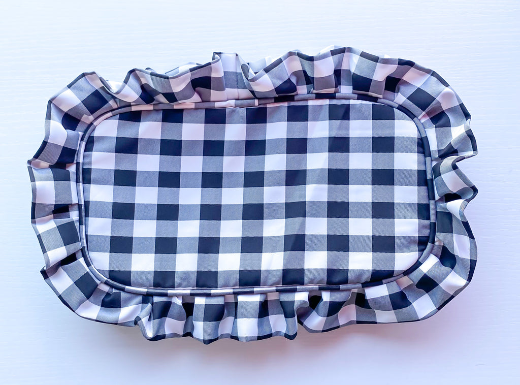 Ruffle Gingham Bag