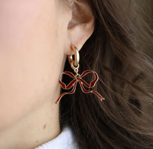 Bow Game Day Earrings